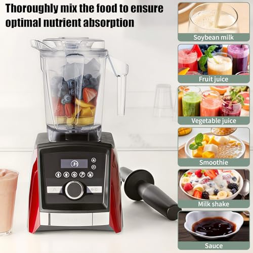 Image of Pure Realm 64-Ounce Low-Profile Blender Container Compatible with Full-size Vitamix Models-Including the A3500, A3300, A2500, X2,Venturist series etc,SELF-DETECT,BPA Free,Replacement Blender Container