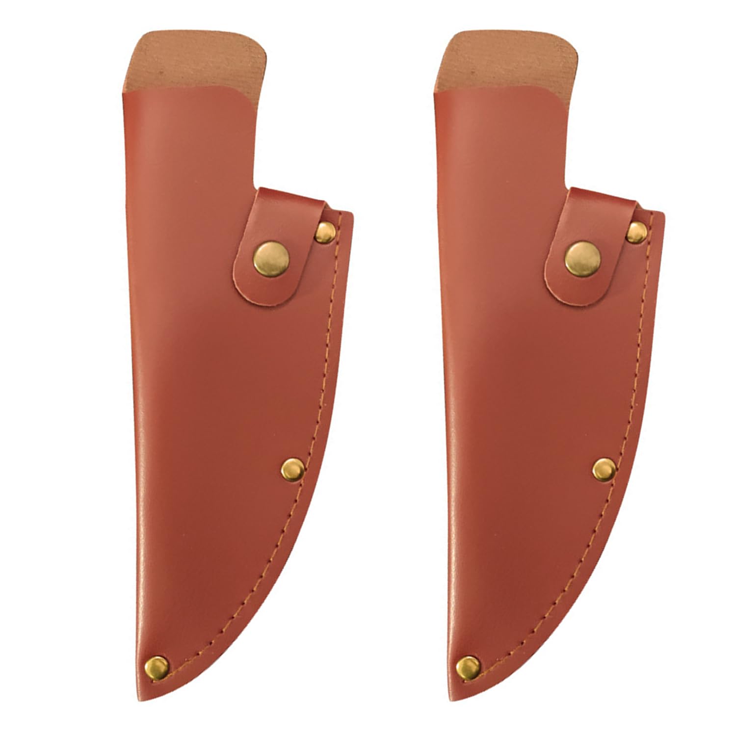 Funda Para Cuchillo De Deshuesar de 2 Piezas, Cuero PU, Portátil