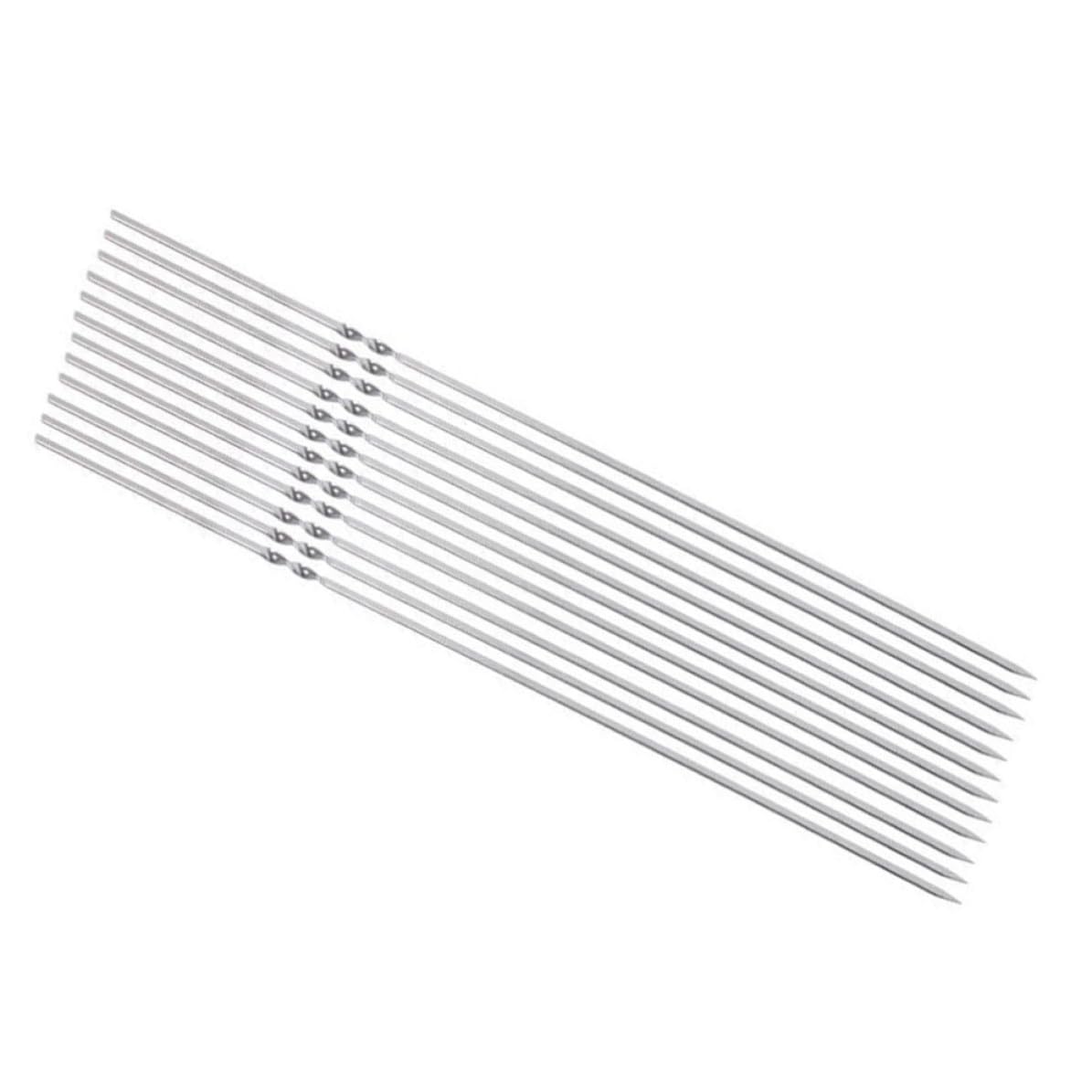 Brochettes de barbecue en acier inoxydable de qualité supérieure pour grillades parfaites