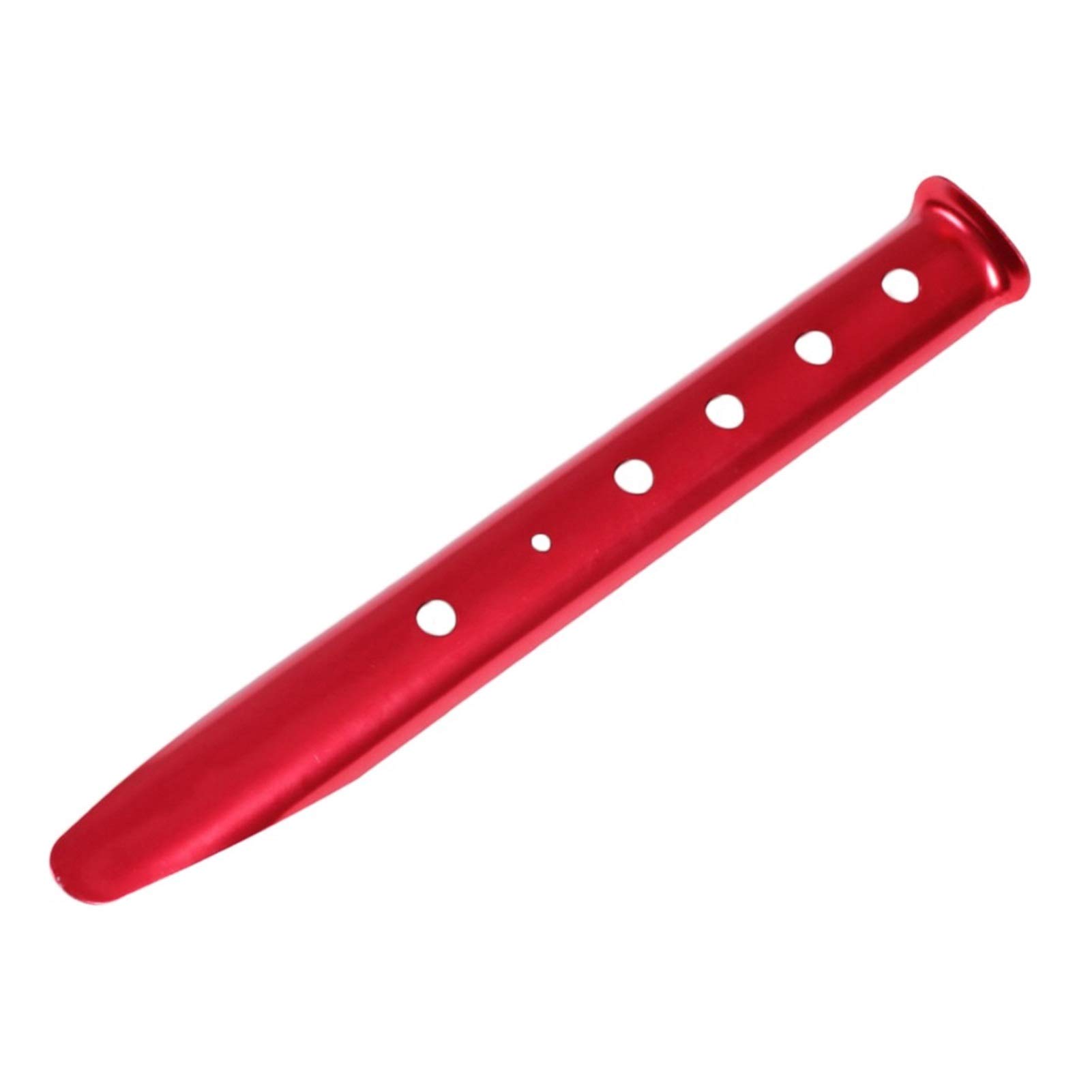 Piquet de tente en aluminium robuste et durable de 23 cm en forme de U de camping pour tente de plage, clou à neige pour fournitures de camping en plein air, accessoires pour jardinage, randonnée (rou