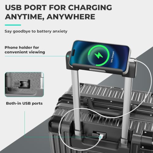 20 Inch Zipperless Carry-On