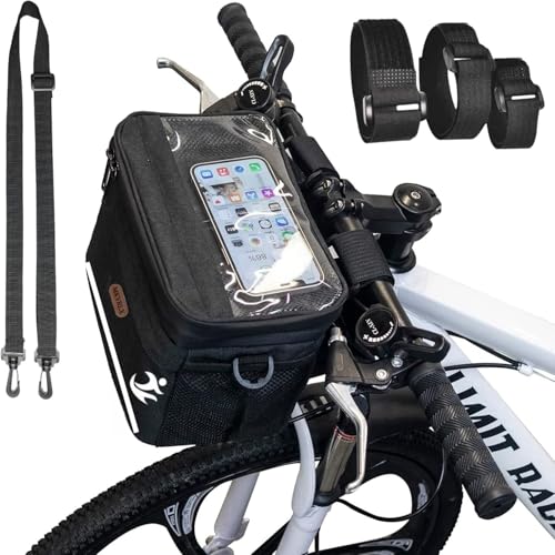 Sacoche de guidon vélo isotherme : protégez votre repas et naviguez sur votre écran