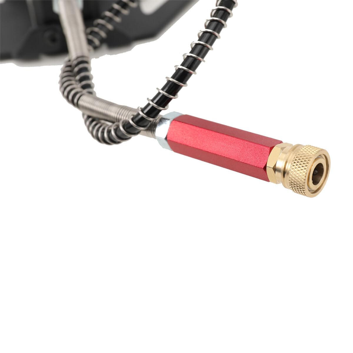 PCP Handpumpe, Hochdruckluftpumpe,3 Stufen 4500 psi Luftgewehrpumpe,PCP Handluftpumpe mit Manometer für Luftpistole Bootsreifen Kajaks Autoreifen Motorrädern