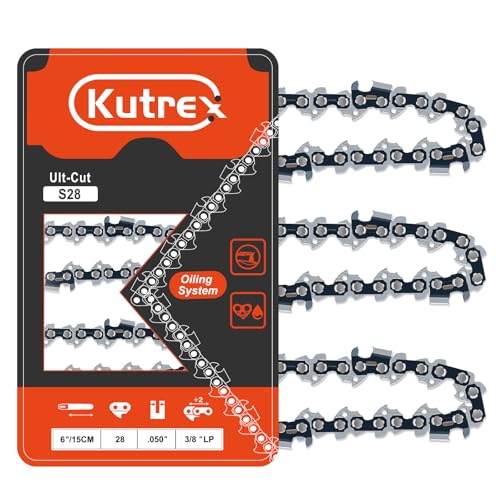6 Inch Chainsaw Chain Cordless Portable Mini Chainsaw Replacement...