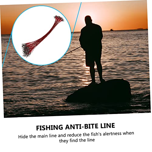 LIOOBO Líder de alambre para pesca con giro miniatura 3