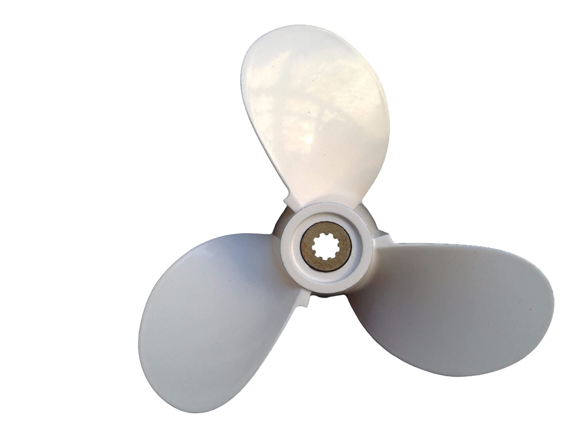 Yurefax7 1/4x6 3.5HP 5HP 6HP, for HIDEA 9 Tooth Spine HIDEA Aluminium Propellers Outboard, for HIDEA Marine Propeller Outboard Propeller