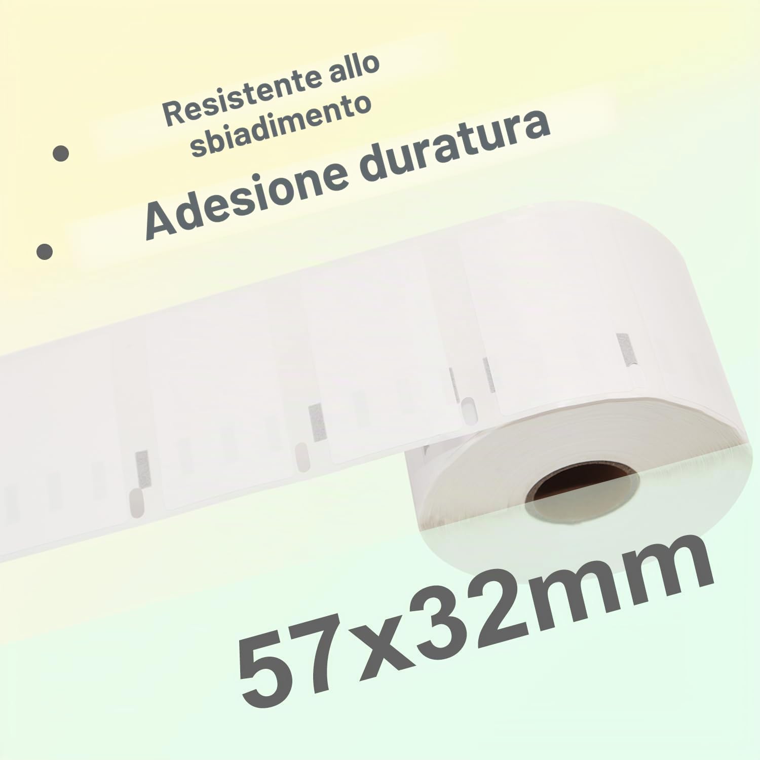 Doree 10 rotoli etichette multiuso11354 S0722540 per dymo label 57x32 mm | (1000 etichette per rotolo)etichette 57 mm x 32 mm compatibili con Dymo Labelwriter 4XL 450 450 Duo 450 Turbo 400 330 320 310