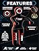 Un-Filled Grappling Dummy Wrestling Dummy Jiu Jitsu Dummy for BJJ MMA Judo Karate Training Adult Kids and Youth Practice Tackling Dummies (Black, 5ft / 60
