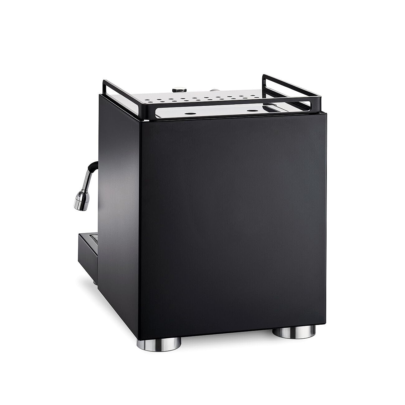 La Pavoni New Cellini Evolution, Macchina Caffè Espresso Semi-Professionale LPSCVB01EU, Caldaia Singola con Scambiatore Calore, con Valvole a Leva, Lancia Vapore e Acqua Calda, 1520 W, Acciaio Nero