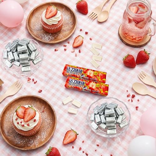 Caramelos masticables Strawberry Sticks Pack 20 miniatura 6