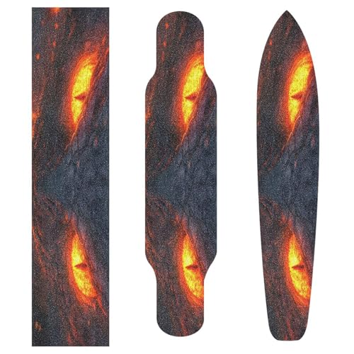 CZXW Angry Dragon Eyes Fire Skateboard Grip Tape Non-Slip Longboard Griptape Skate Board Tapes Sheet for Decor 44