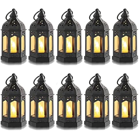 Hewory Mini Black Gothic Lantern Set of 10 Cover