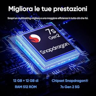realme 12 Pro+ 5G Cellulare Android 12GB RAM 512GB ROM, 6,7 pollici Smartphone, 64MP Fotocamera, Qualcomm Snapdragon 7s Gen 2 5G, AMOLED Schermo curvo da 120Hz, senza adattatore Blu Sottomarino