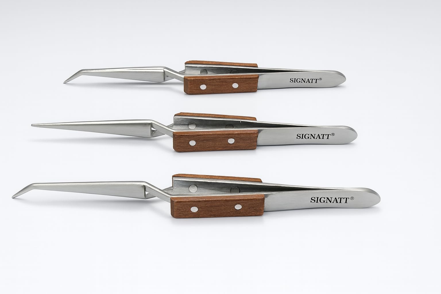 Multipurpose Tweezer Set – For Eyelash Extensions, Nail Art & Manicure