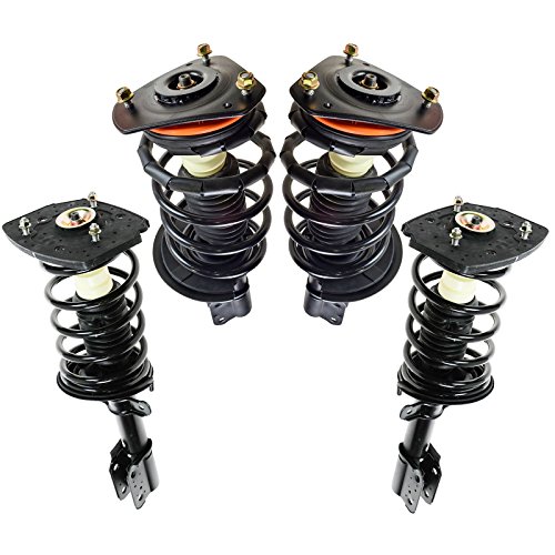 Image of TRQ Front and Rear Strut & Coil Spring Assembly Set Driver & Passenger Sides Compatible with 05-09 Buick LaCrosse 00-13 Chevrolet Impala 00-07 Monte Carlo