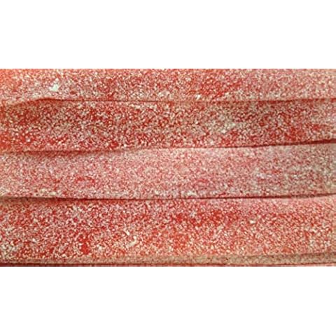 Strawberry Fizzy Belt Sweets Long Sour Red (1500g) Cover