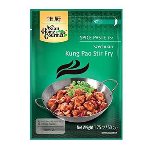 ASIAN HOME GOURMET 50g Gewürzpaste für Szechuan Kung Pao Pfanne