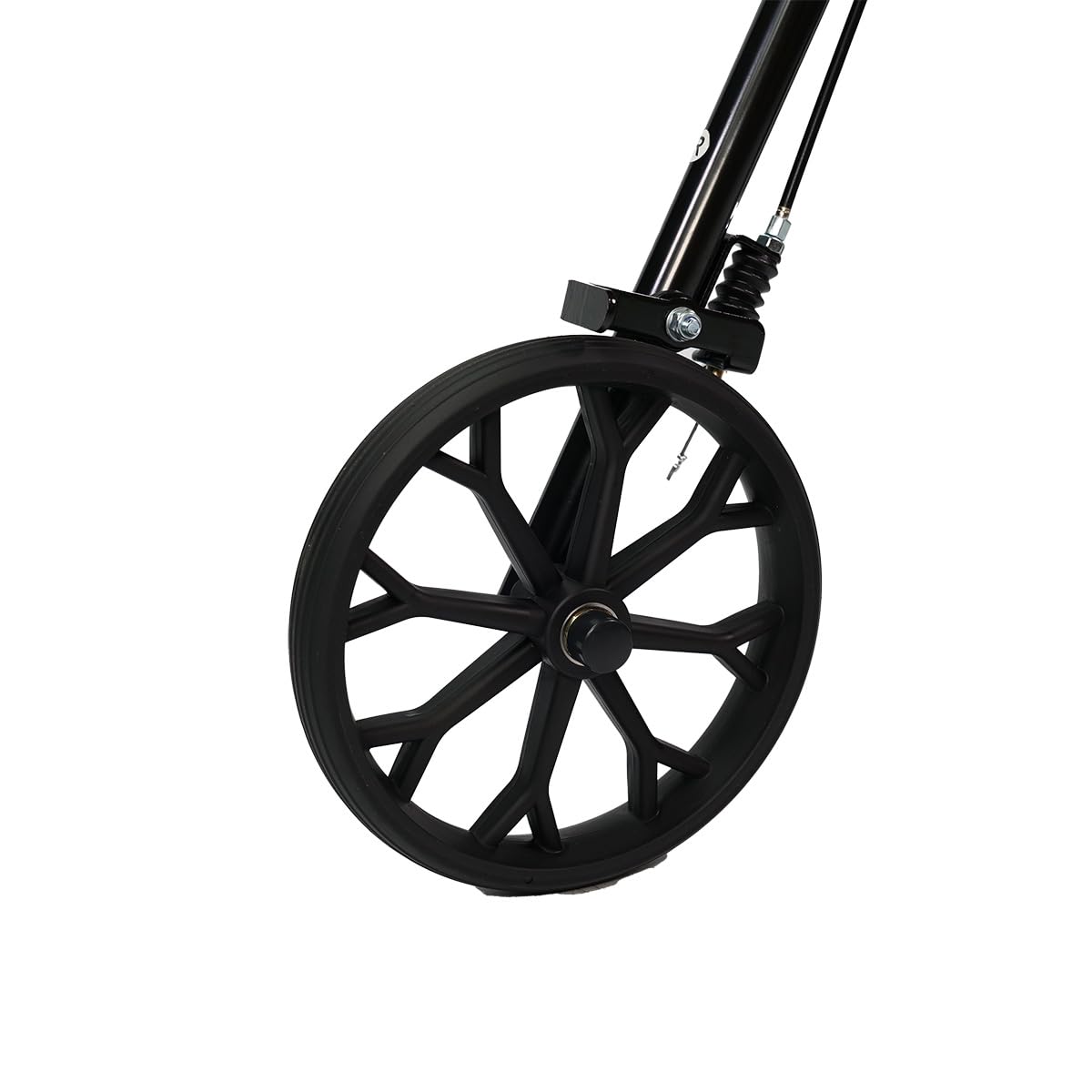 Rollator faltbar und leicht mit Sitz - Aluminiumgestell - anthrazit-grau - Nylontasche - Modell Standard
