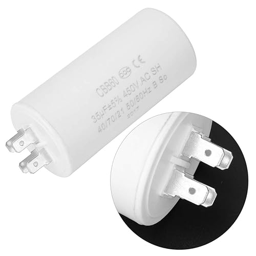 Miniatura 4 de Peso ligero CBB60 Condensador del comienzo del condensador del generador 4 Pin Motor de la baja pérdida que funciona para los refrigeradores/los