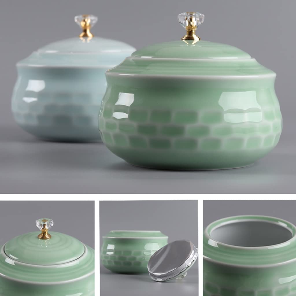 Pojemniki na herbatę do luźnego organizera do herbaty, ceramiczny pojemnik do przechowywania żywności z pokrywką, pojemnik na herbatę do luźnych liści, pojemniki do przechowywania herbaty, vintage puszki na herbatę do luźnej herbaty hermetyczny słoik na h