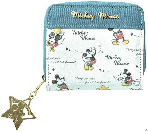 Amazon Co Jp クラックス ディズニーミッキー 二つ折り財布 デニムチラシ シューズ バッグ