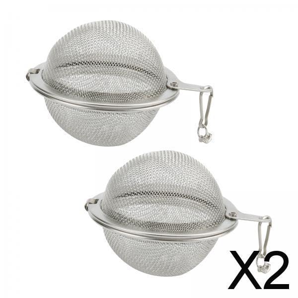 ATORSE™ 2xStainless Steel Mesh Tea Ball Infuser Strainers Interval Diffuser 7cm|Home & Garden|Food & Beverages|Tea 2