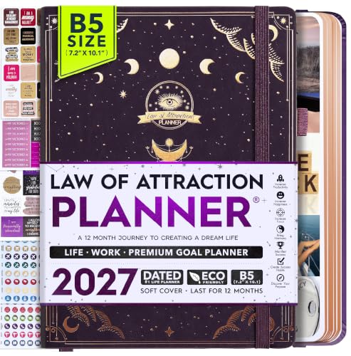 Image of 2027 Planner Weekly and Monthly & Manifestation Journal for Women