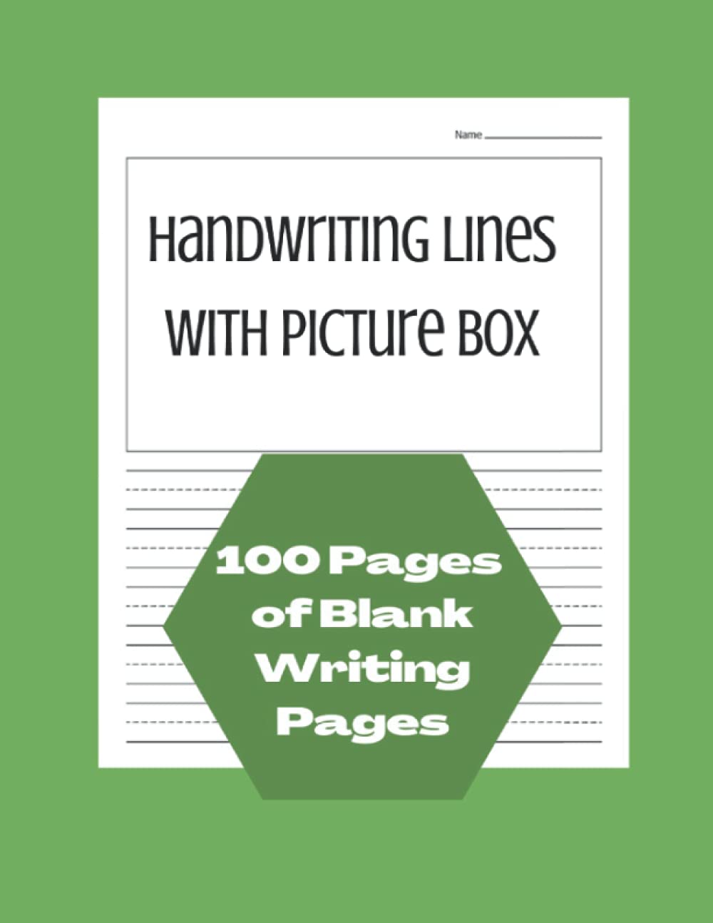 Picture and Handwriting Practice Books: 100 pages of 8.5 x 11 inch paper, with space to draw and write. Ideal for journaling and drawing for kids.: A ... writing stories and retells.For school-age.