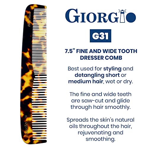 Giorgio G31 Peine de Dientes Finos y Anchos miniatura 2