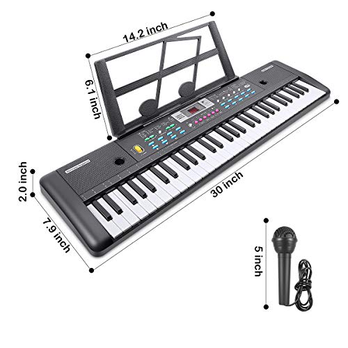 Clavier de Piano,Clavier Numérique 61 Touches Clavier Électronique Musique Clavier Portable Keyboard Piano pour Enfants… - Les Beatles, Paul McCartney, John Lennon, RIngo Starr, George Harrison Clavier de Piano,Clavier Numérique 61 Touches Clavier Électronique Musique Clavier Portable Keyboard Piano pour Enfants… – Image 7