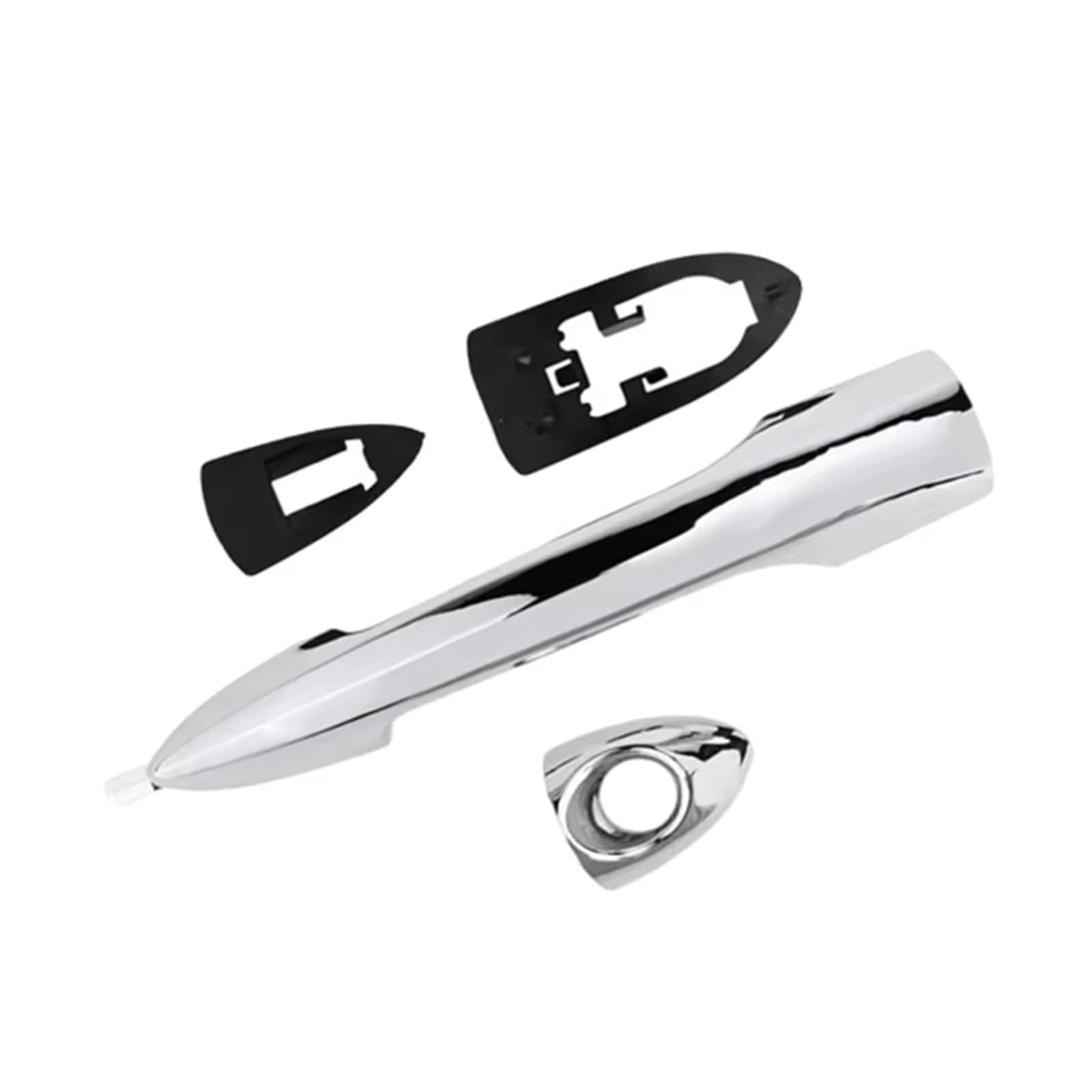 ZhanNuoBHd for Alfa for Romeo for Mito 2008-2018 56099956 156088218 156084182 156088219 1pc Front Left Right Exterior Door Handle Vehicle Exterior Outer Door Handle(Front Left)