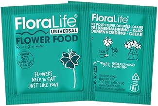 20 Floralife Universal Flower Food Sachets, 500ml Cystal Clear Water Soluable Flower Food