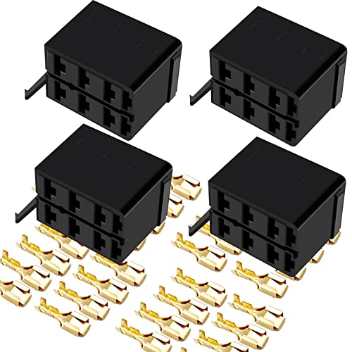 Connecteurs femelles dorés 14-16 AWG conductivité maximale avec interrupteur