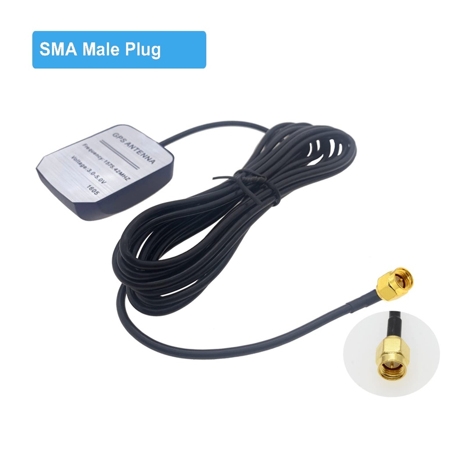 2M 3M 5M 7M Auto Antenne Fakra C Buchse gerade Buchse RG174 Kabel Empfänger Antenne Antennenadapter Bevotop (Color : SMA Male, Size : 7M)