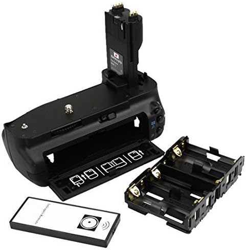 DSTE® Pro IR Remote BG-E7 BGE7 Vertical Battery Grip for Canon EOS 7D SLR Digital Camera as LP-E6 LP-E6N