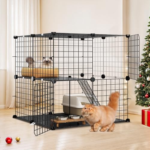 YITAHOME 2-Tier Cat Cage Indoor Outdoor: 28