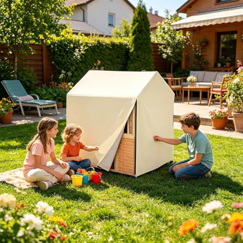 Housse cabane de jeu imperméable pour éviter l'humidité et les moisissures - 3