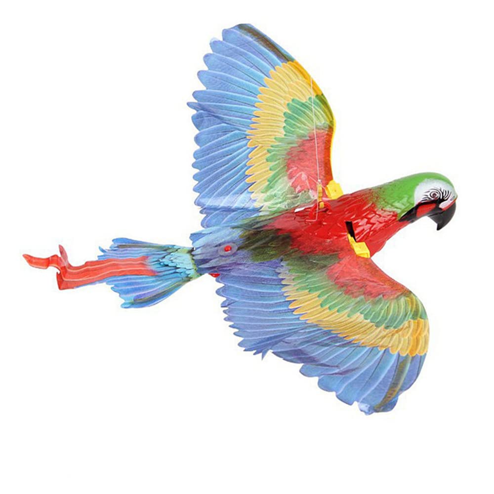 Aomig Kat speelgoed interactief flapperende vogel, kat & kitten batterij-aangedreven tjilpende