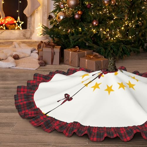 Jupe de sapin de Noël pour cacher le pied de l'arbre efficacement - 6