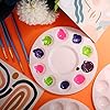 Paint Tray Palettes Bulk Plastic Paint Pallets Round Watercolor Paint Tray for Kid Adult Student School Craft DIY Art Painting Supplies(36 Pcs) #2