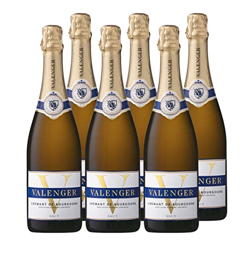 CASTEL FRERES Valenger Brut – Crémant de Bourgogne AOP (6 x 0,75 l)