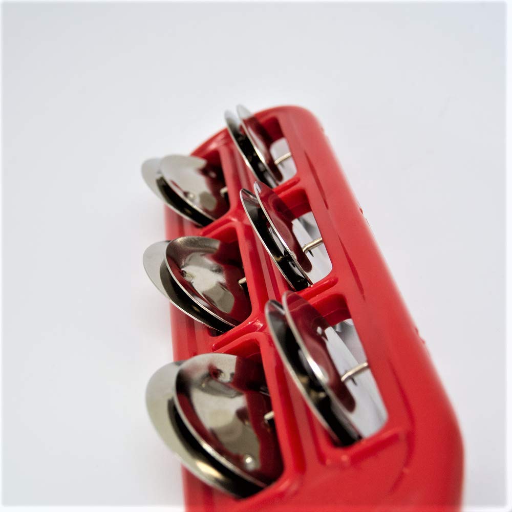 Nino Percussion NINOSET3 - Set di 7 strumenti musicali assortiti, ideali per scuole, asili e per musicoterapia (manale, clavette di legno, shaker a uovo, tamburello in ABS compresi)