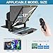 13-inch high-Definition Wide-Angle teleprompter｜High-Definition Beam Splitter Design｜Manual Height Adjustment, Compatible with a Wide Range of Devices｜with Remote Control and teleprompter apps