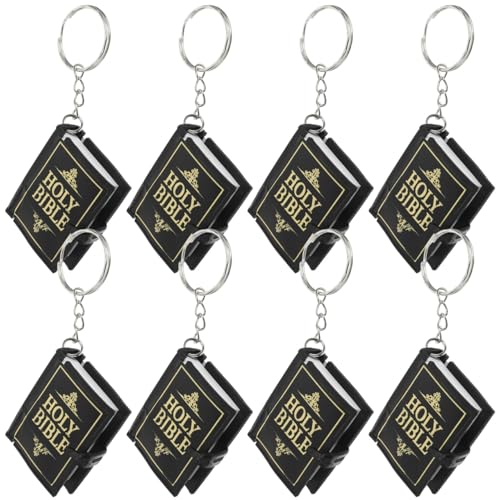 Porte-clés Bible et ange gardien STOBAZA idée cadeau pour baptême et communion