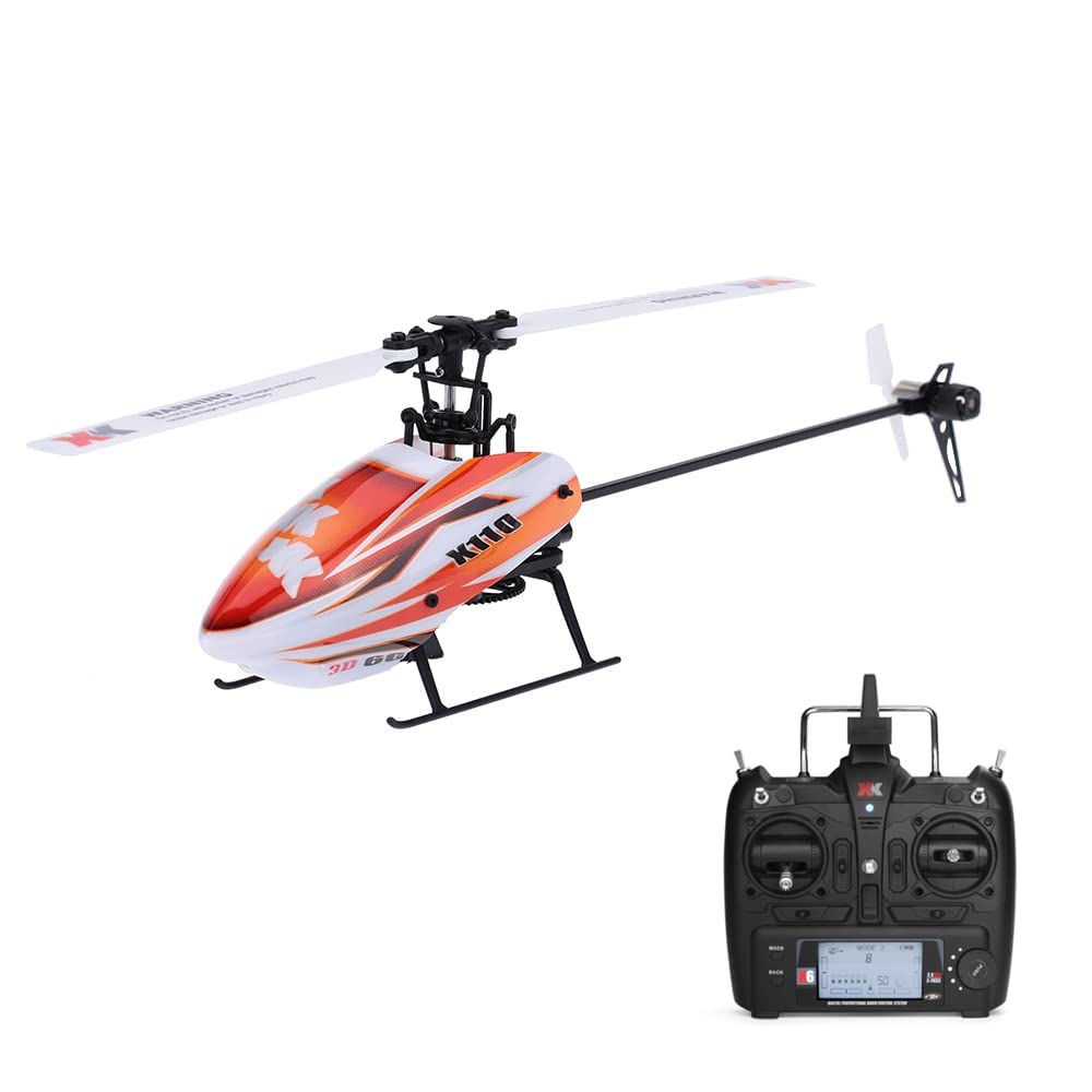 RC Helicopter, 2.4G 6CH Remote Control Helicopter With 3D 6G System, Brushless Motor, Flybarless, RTY Ready To Fly For Kids And Beginners