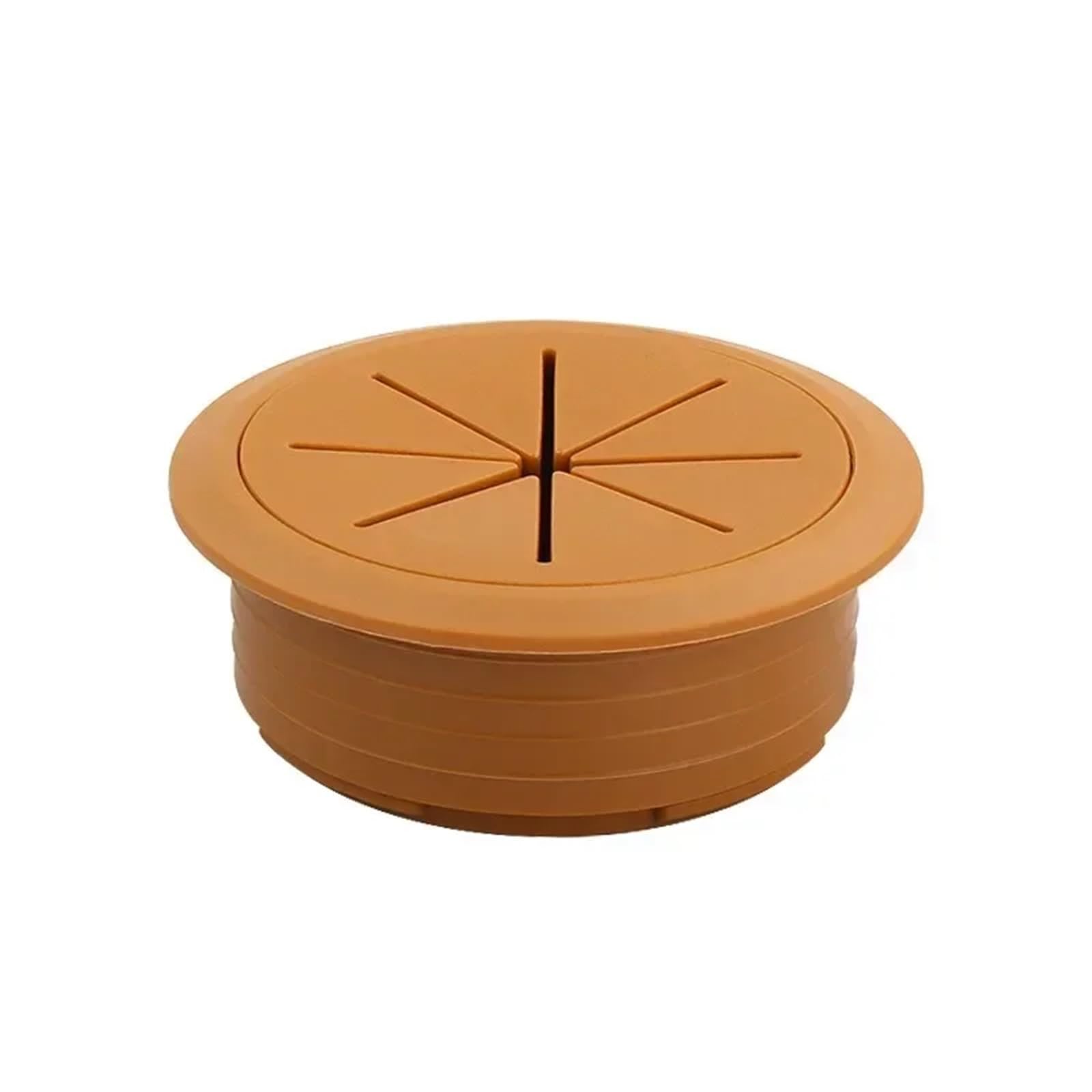 Kabeldurchführung für Schreibtische, 20 Stück, 50/53/60/80 mm, Drahtlochabdeckung, ABS-Kunststoff, runde Kabelbox, Computertischlinie (weiß, 60 mm)