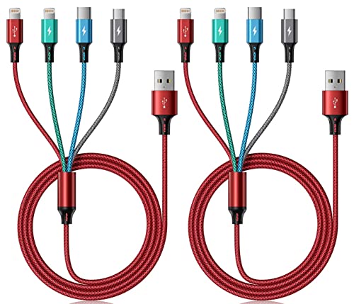 Multi Charging Cable 4A, Multi Charger Cable Nylon...