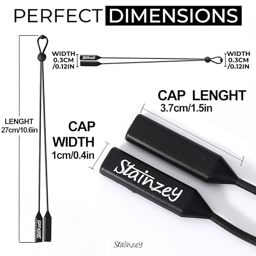 STAINZEY Alça para óculos – pacote com 3, alça ajustável para óculos de sol e suporte para óculos pa