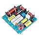 Risegun Frequenzteiler, 3 Weg Audio Lautsprecher Crossover Filter Audio Frequenz Teiler 300W für DIY KTV Bühnenlautsprecher