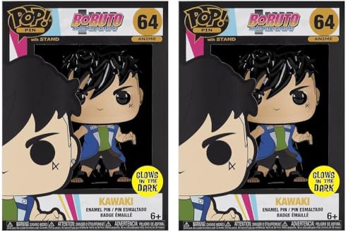 Image of Funko Loungefly POP Large Pop Pin - Boruto Next Generations: Kawaki (Pack of 2)